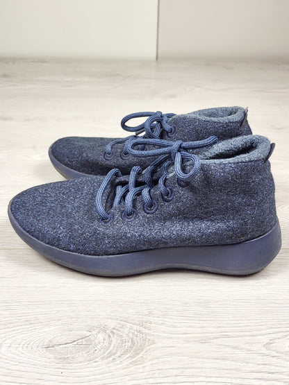 Allbirds navy wool hightop shoes. Ladies size 6