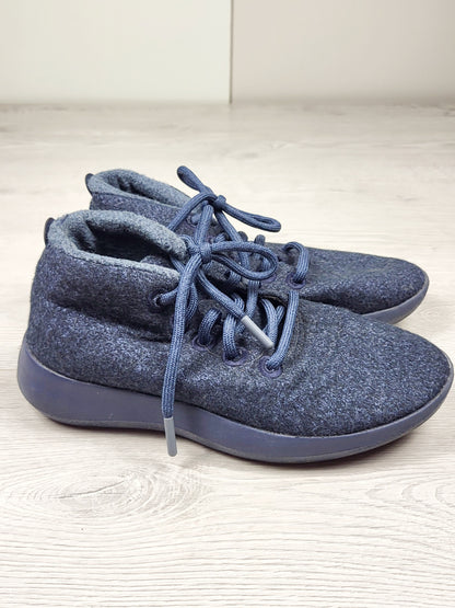 Allbirds navy wool hightop shoes. Ladies size 6