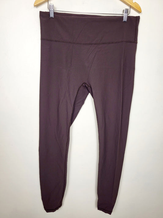Arro Athletics brown ribbed leggings. Size XL
