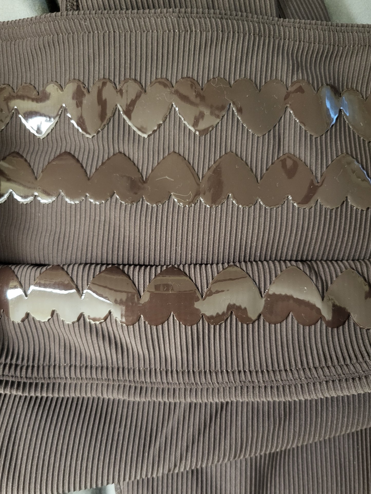 Arro Athletics brown ribbed leggings. Size XL