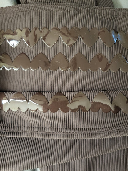 Arro Athletics brown ribbed leggings. Size XL