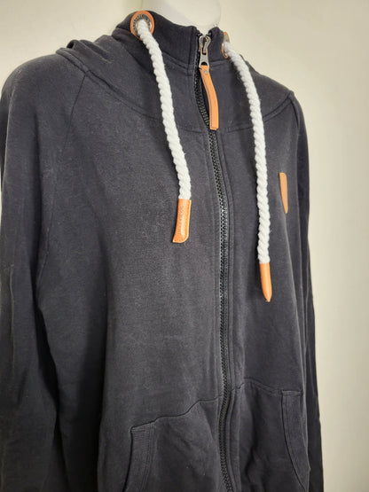 Wanakome black full zip hoodie. Size 3XL