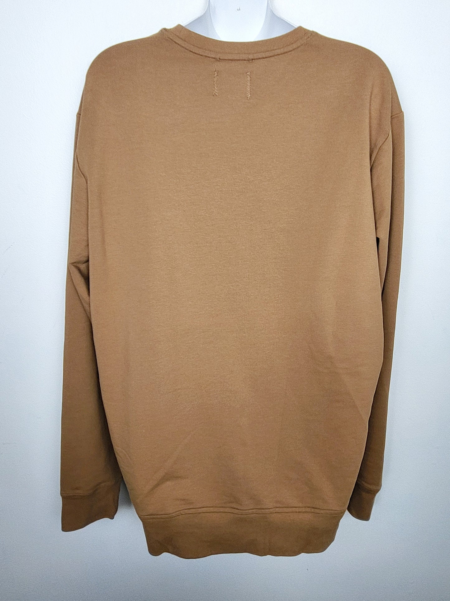 Woods tan crewneck sweatr. Men's Large / Ladies XL