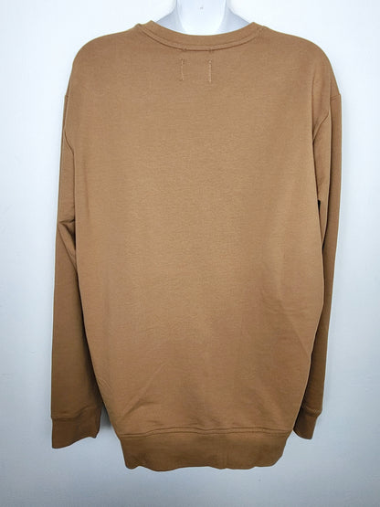 Woods tan crewneck sweatr. Men's Large / Ladies XL