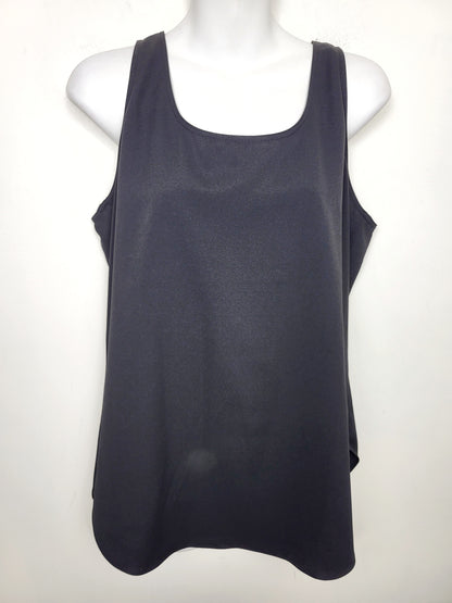NEW - Ricki's black sleeveless pin tuck blouse. Size medium