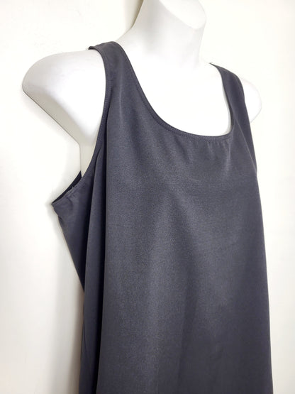 NEW - Ricki's black sleeveless pin tuck blouse. Size medium