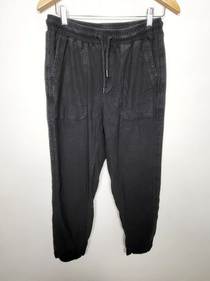 Zenana black drawstring joggers. Tagged as large but size as medium