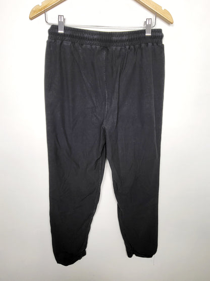 Zenana black drawstring joggers. Tagged as large but size as medium