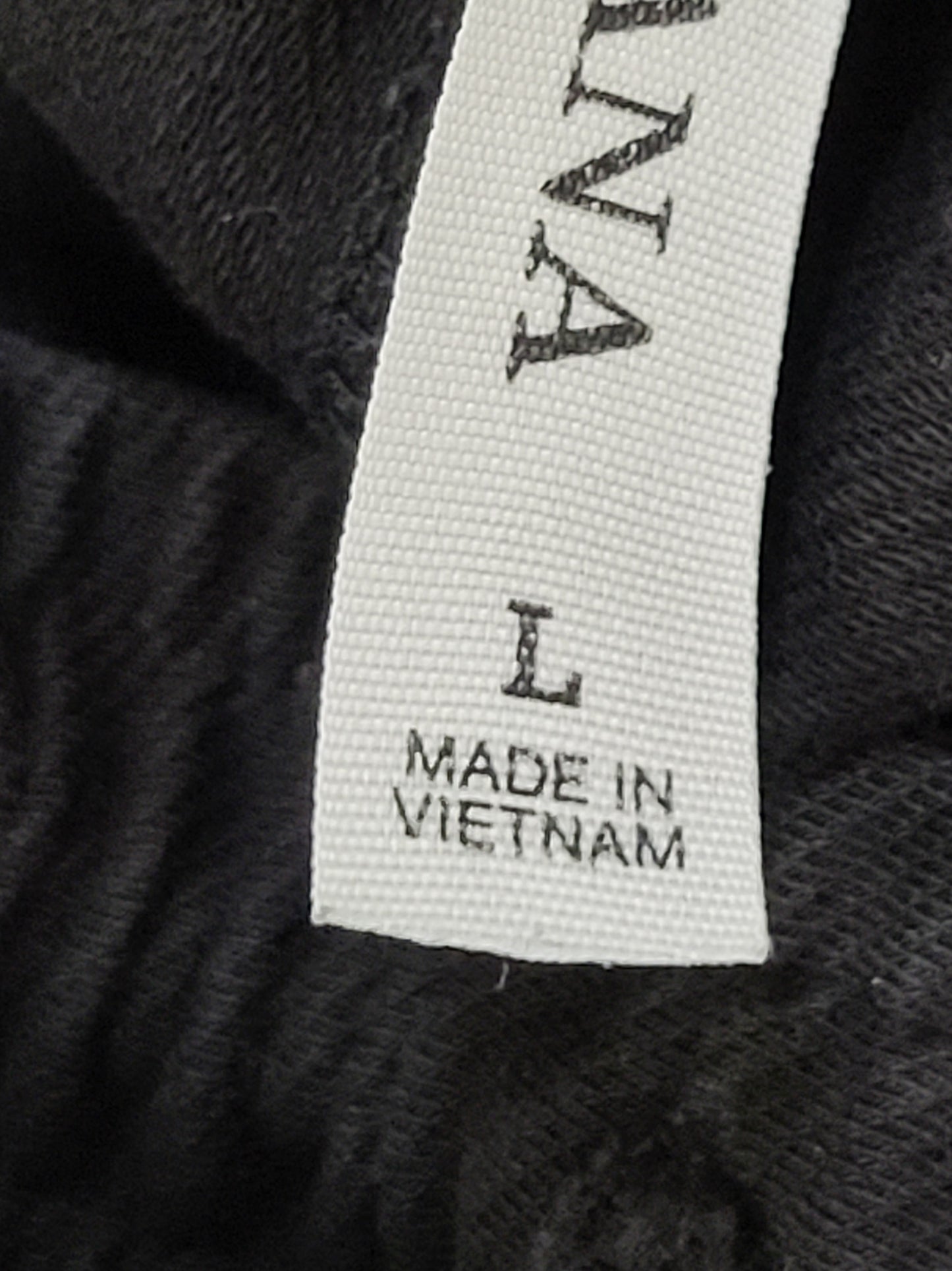 Zenana black drawstring joggers. Tagged as large but size as medium