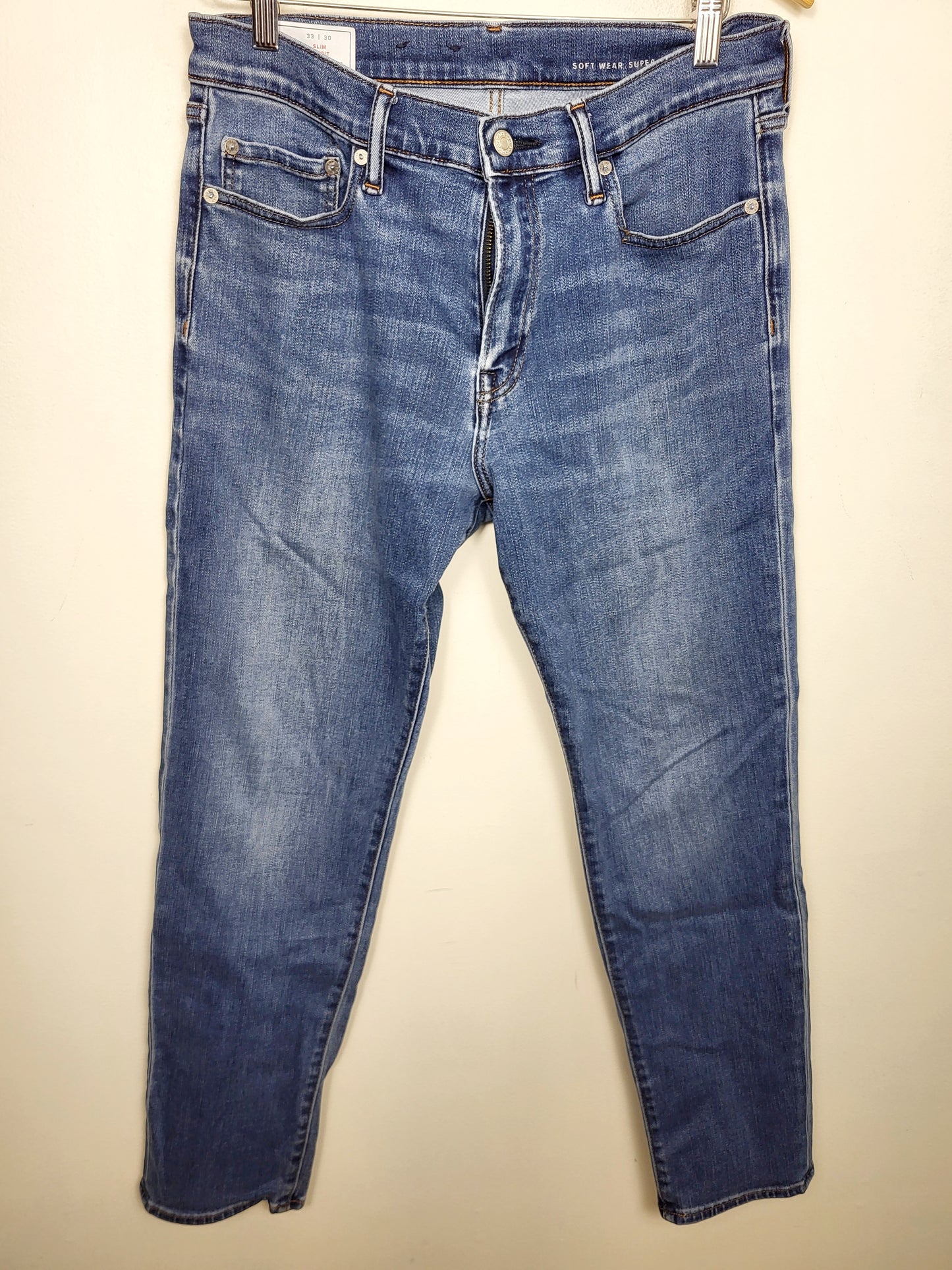 Gap slim straight jeans. Men's size 33x30