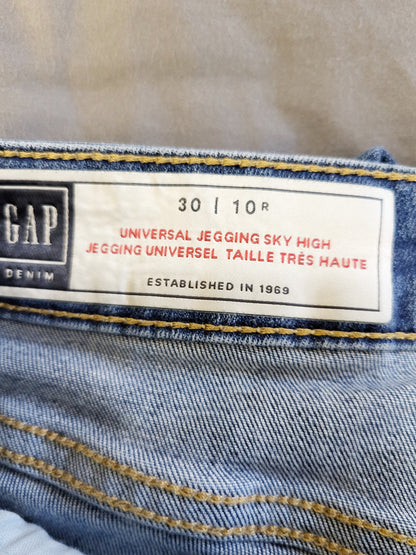Gap distressed Sky High Universal Jeggings. Size 10 regular (measures as an 8)
