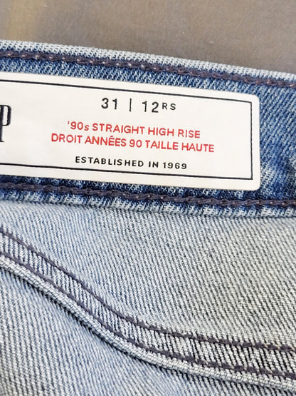 Gap 90s Striaght High Rise jeans. Size 12 regular