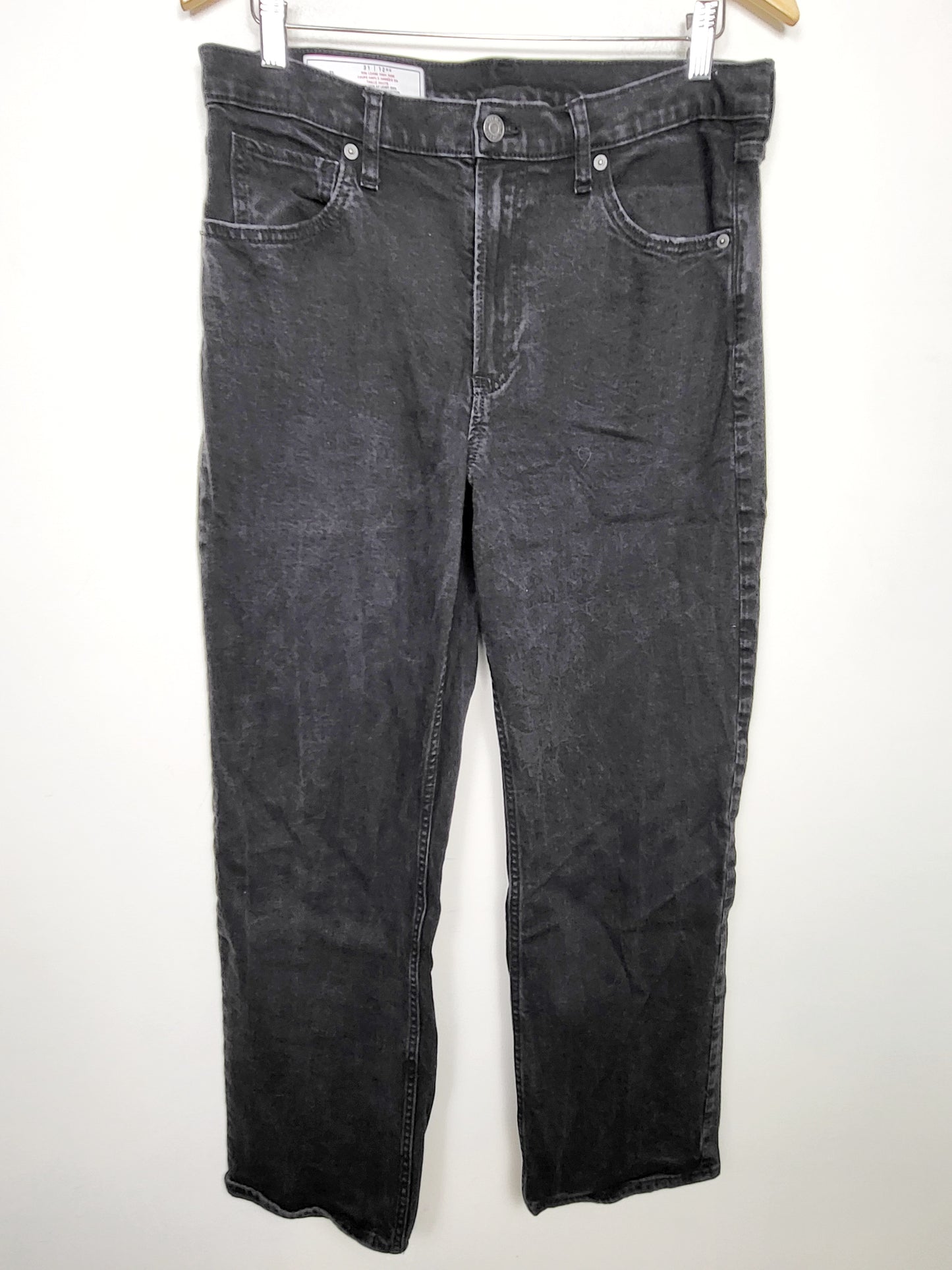 Gap black 90s loose high rise jeans. Size 12