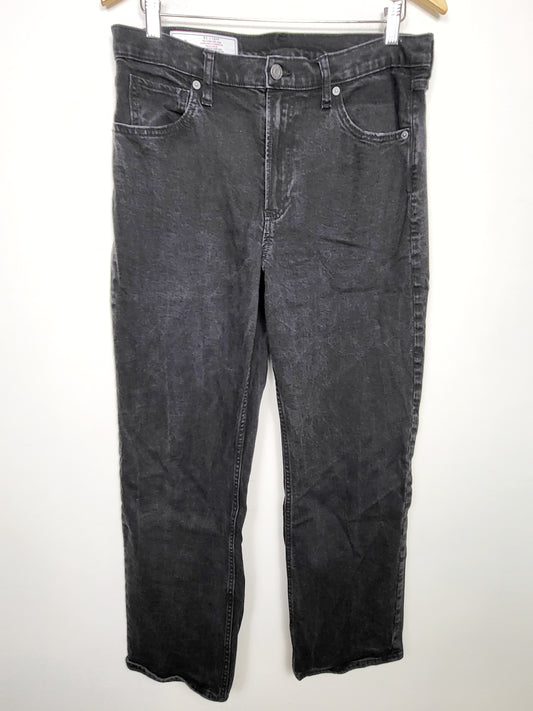 Gap black 90s loose high rise jeans. Size 12