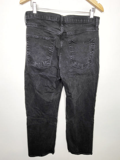 Gap black 90s loose high rise jeans. Size 12