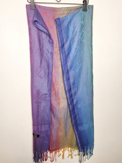 Linda rainbow pashmina scarf