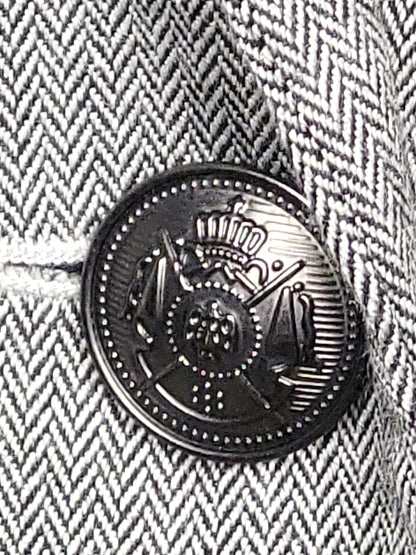 Kenneth Cole Select grey single breasted blazer. Size small