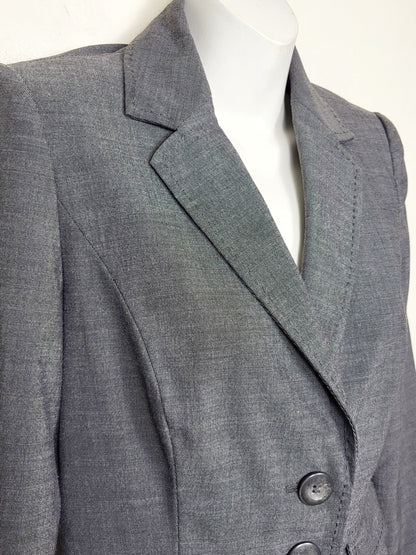 Papaya Tailoring grey single breasted blazer. Size 8 (measures as a small)