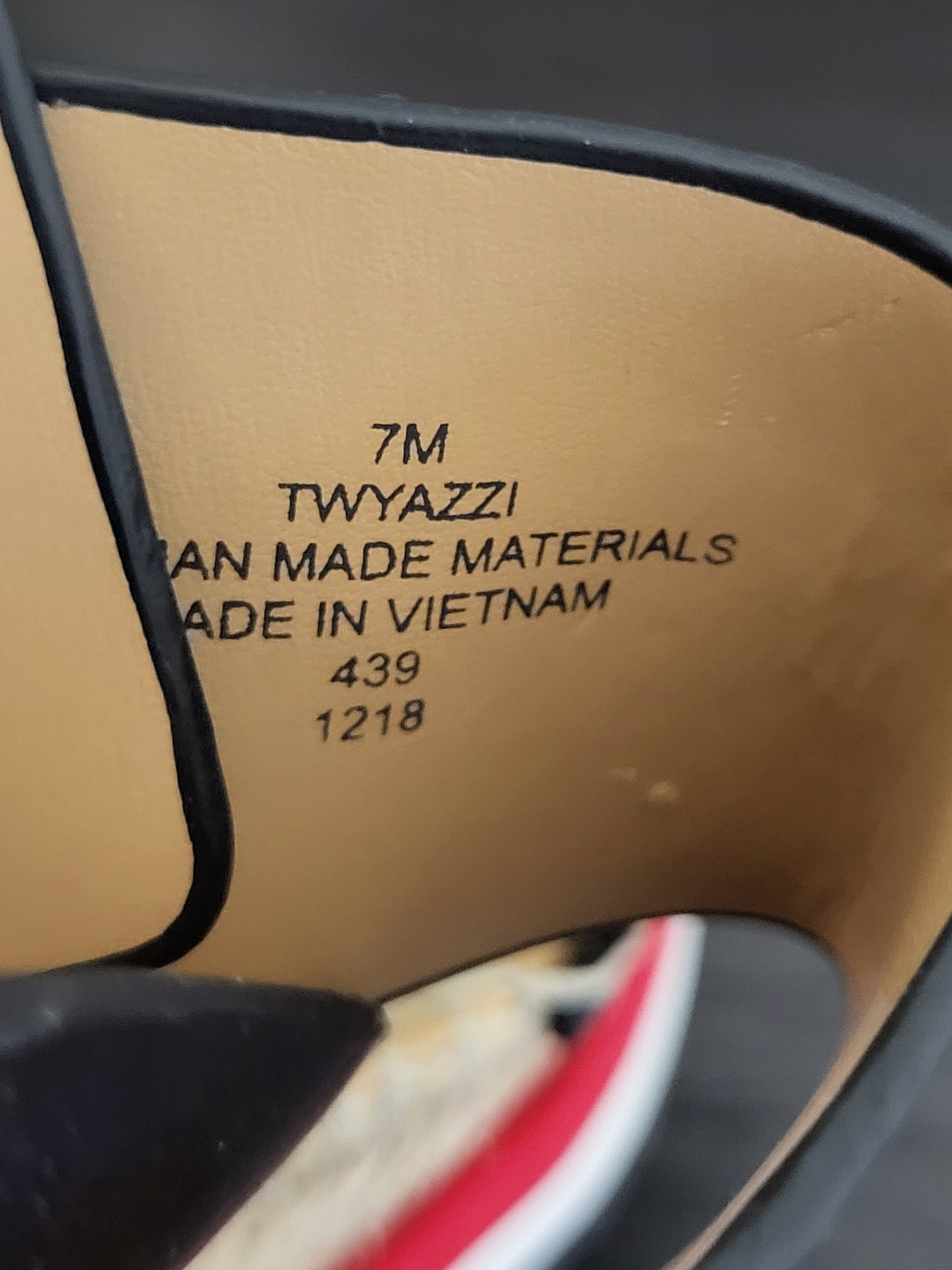 Tommy Hilfiger navy rope wedge sandals. Size 7M