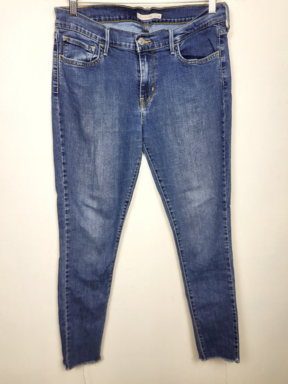 Levi's 721 super skinny ankle jeans. Size 32