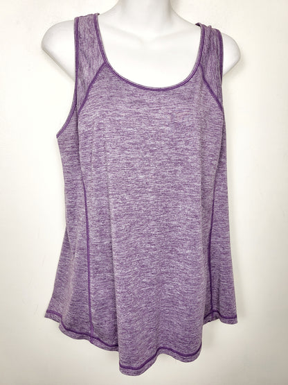 Old Navy heathered purple Go Dry tank top. Size XL