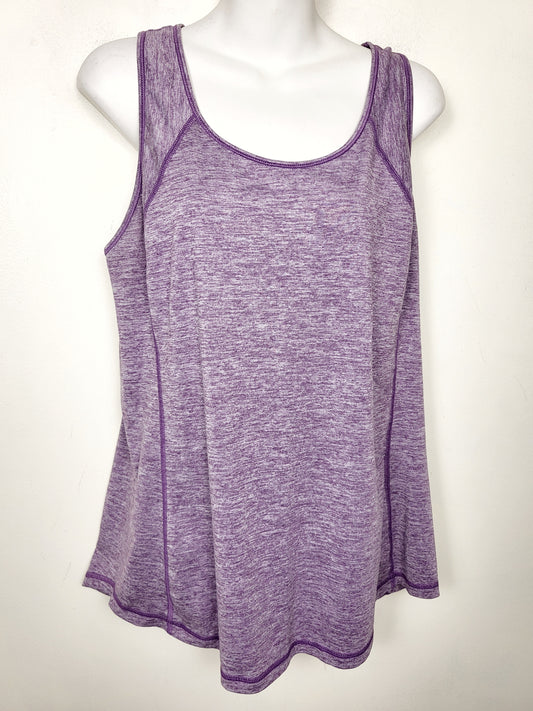 Old Navy heathered purple Go Dry tank top. Size XL