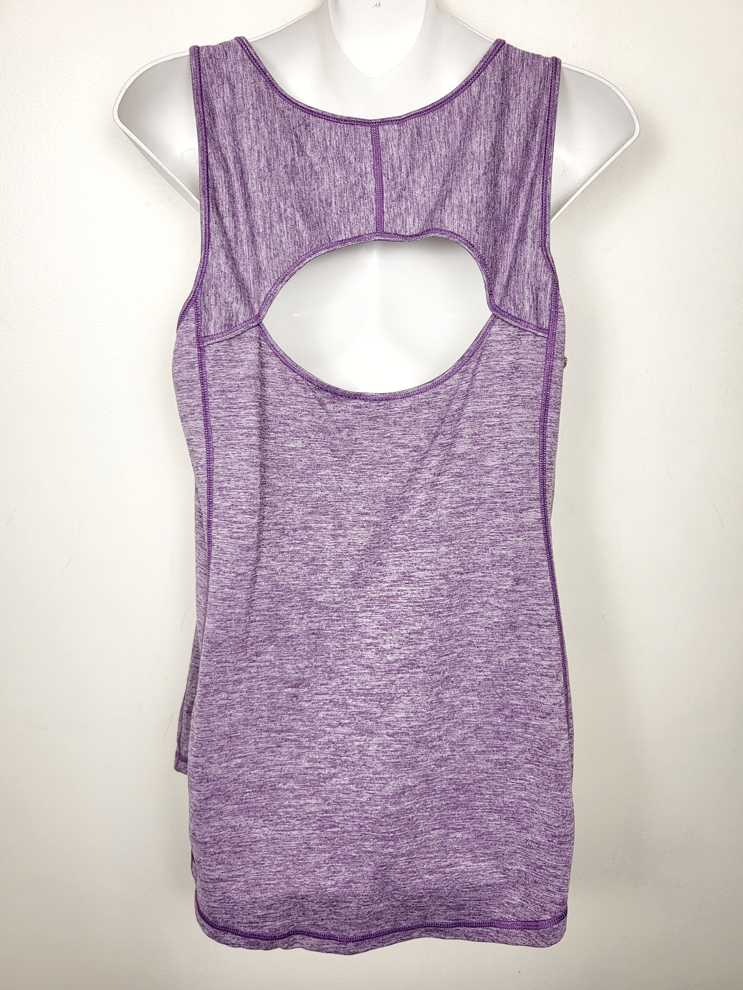 Old Navy heathered purple Go Dry tank top. Size XL