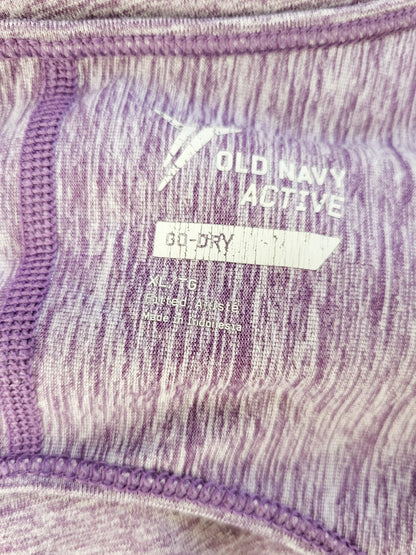 Old Navy heathered purple Go Dry tank top. Size XL