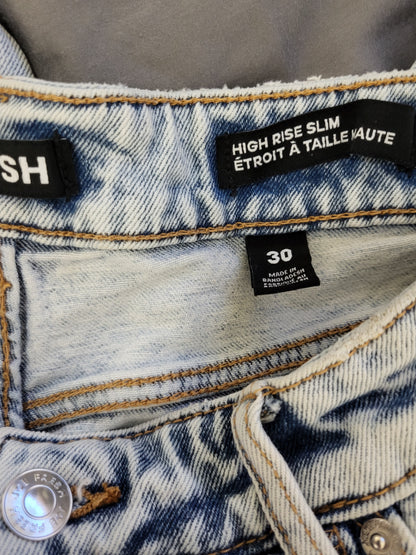 Joe Fresh high rise slim jeans. Size 30