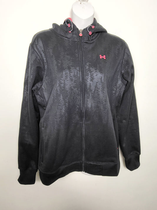 Under Armour hoodie with tree imprints. Size large