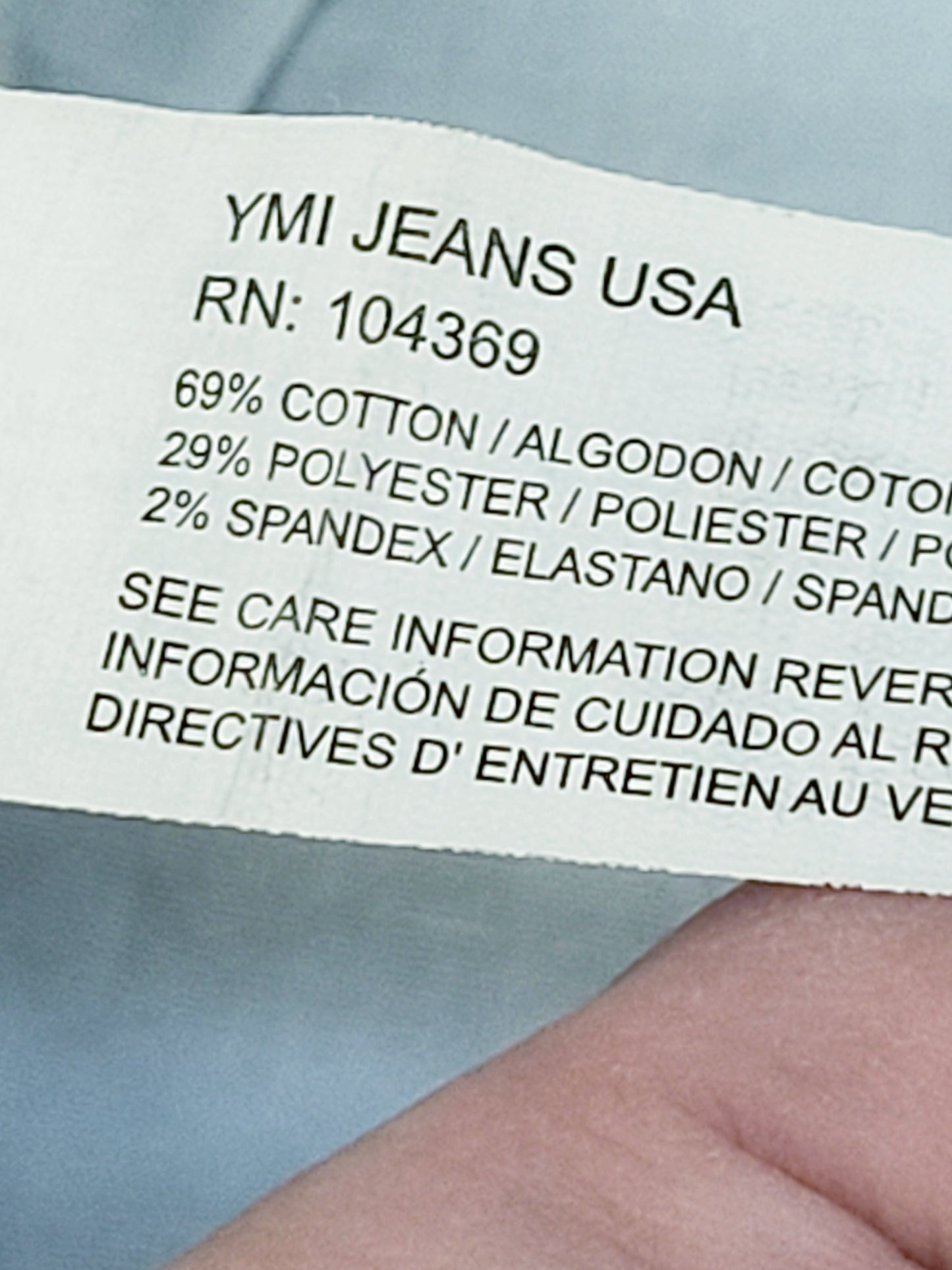 YMI Kozy Fit denim joggers. Size large