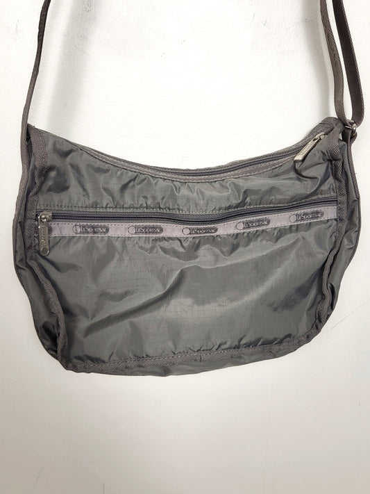LeSportsac grey Classic Hobo nylon shoulder bag