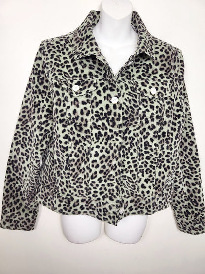 Tommy Bahama animal print corduroy jacket. Size medium