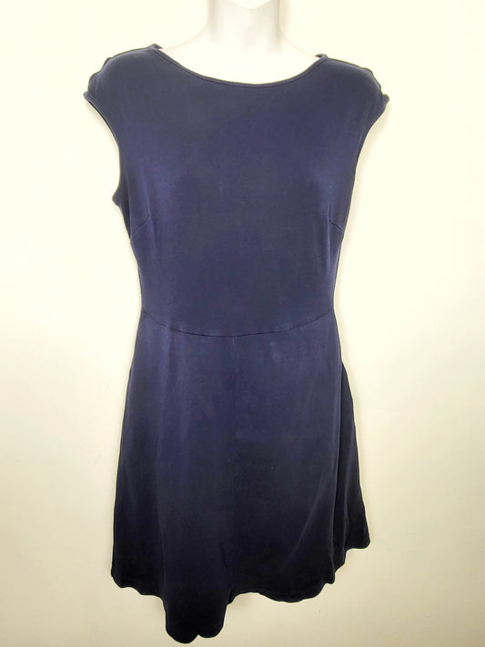 New York and Company navy 100% cotton dress. Size XS