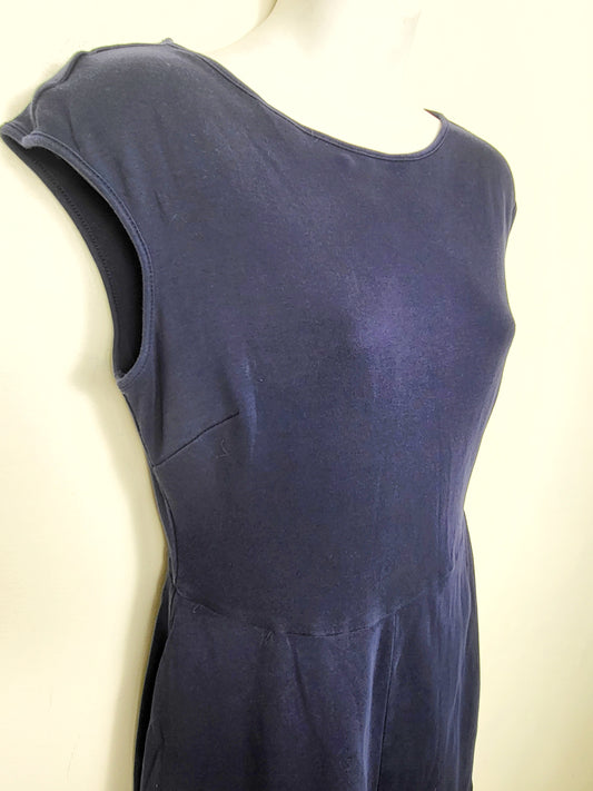 New York and Company navy 100% cotton dress. Size XS