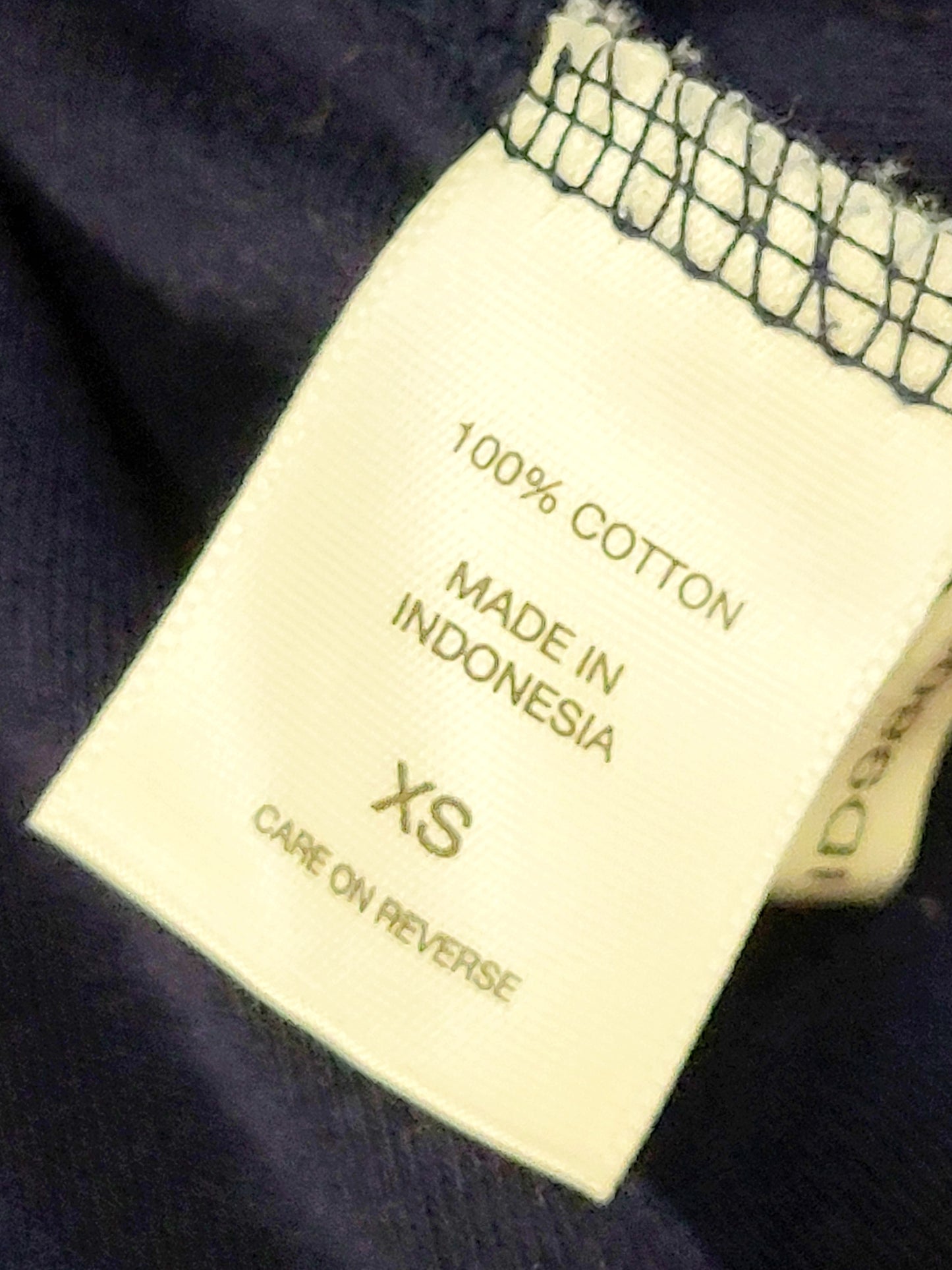 New York and Company navy 100% cotton dress. Size XS