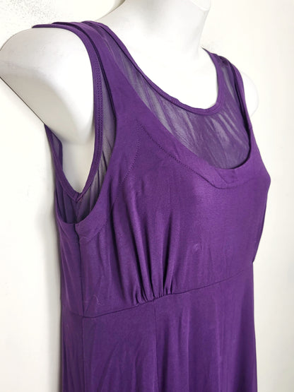 Blue Sky Clothing purple bamboo fit 'n flare dress. Size small