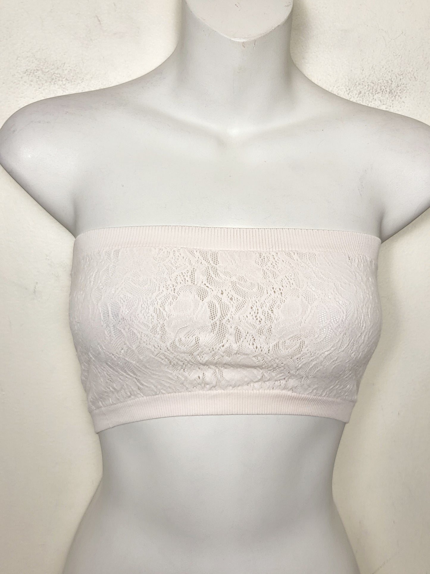 C'est Moi pale pink lace bandeau. Sizes like a small