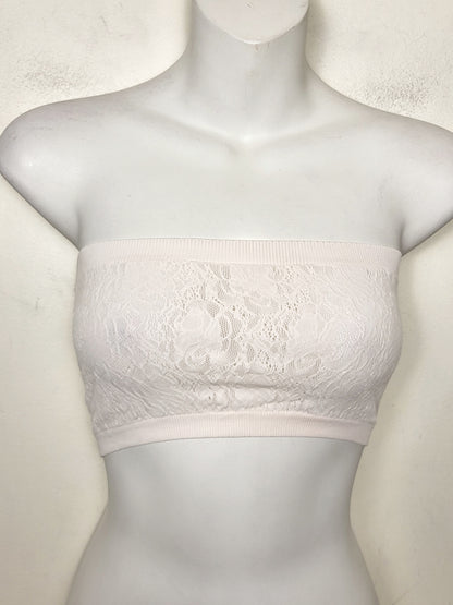 C'est Moi pale pink lace bandeau. Sizes like a small