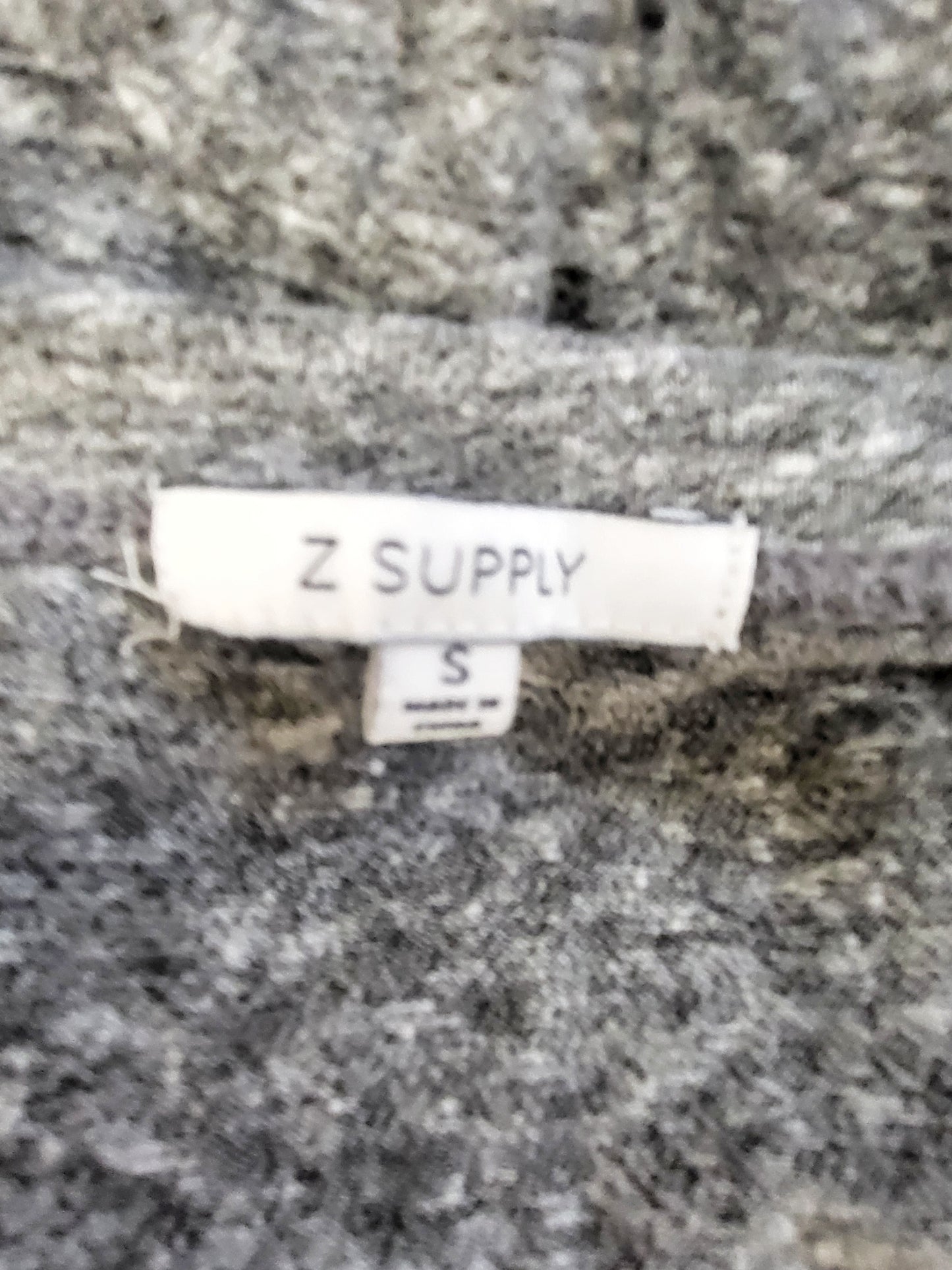 Z Supply heathered grey dress "Tulip" midi dress. Size small