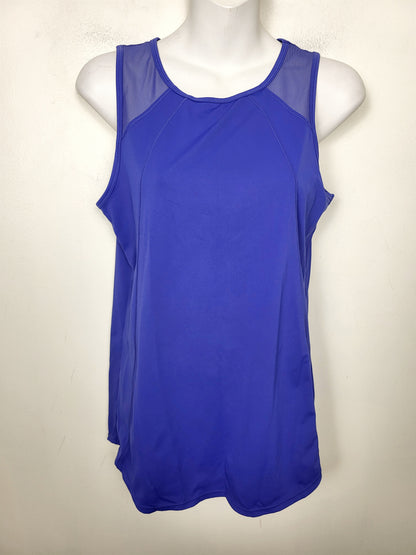 Spyder blue active tank. Size small