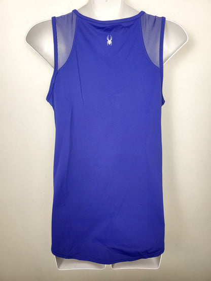 Spyder blue active tank. Size small
