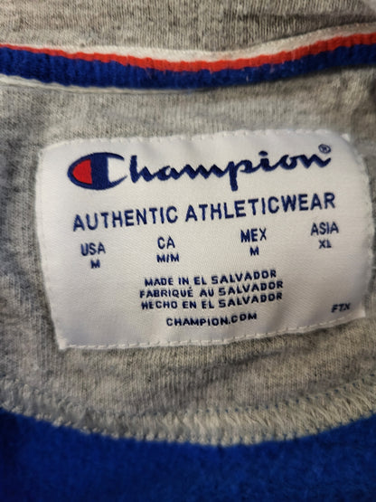 Champion blue pullover hoodie. Size medium