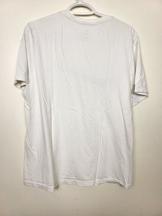 Nike white cotton blend t-shirt. Size large