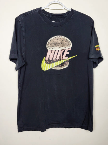 Nike black hamburger t-shirt. Size large