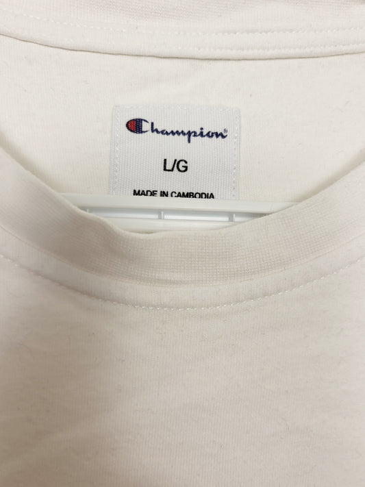 Champion white t-shirt. Size large