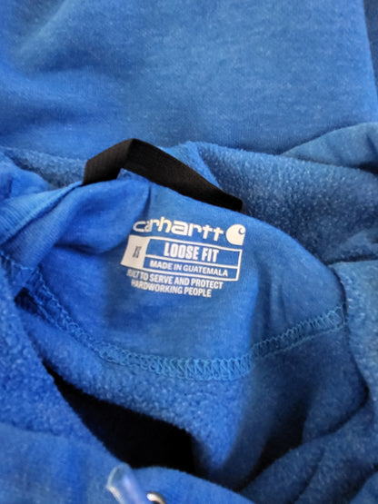 Carhartt blue loose fit hoodie. Size XS - AS IS