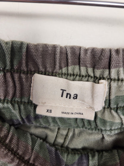 TNA Aritzia camouflage joggers. Size XS