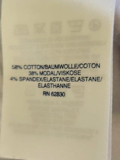 Lands' End Blue And White Floral Mock Wrap Dress. Size 14/16