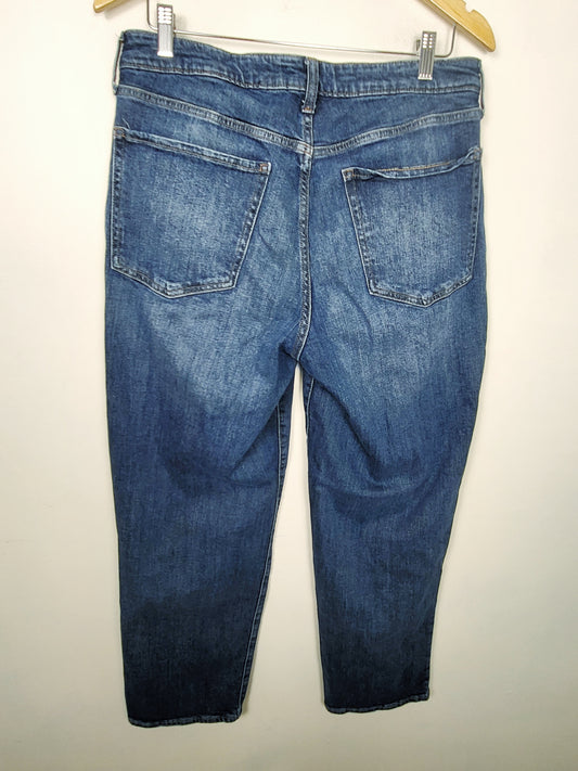 Old Navy high rise "Wow Loose" jeans. Size 8
